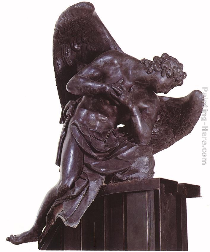 Adoring Angel painting - Georg Raphael Donner Adoring Angel art painting